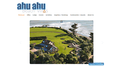 Desktop Screenshot of ahu.co.nz