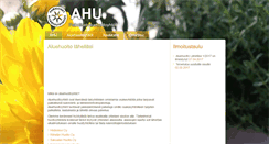 Desktop Screenshot of ahu.fi