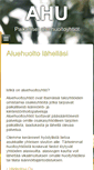 Mobile Screenshot of ahu.fi