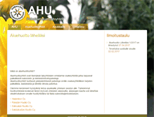 Tablet Screenshot of ahu.fi